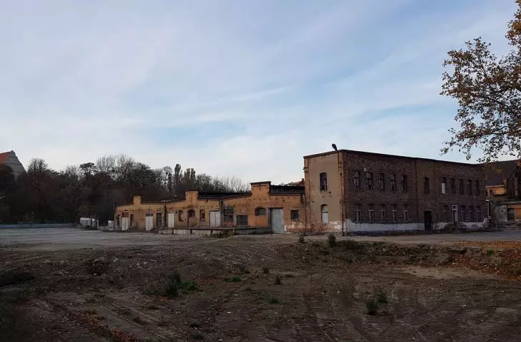 Old Slaughterhouse - western part, residential buildings are planned for this area. 