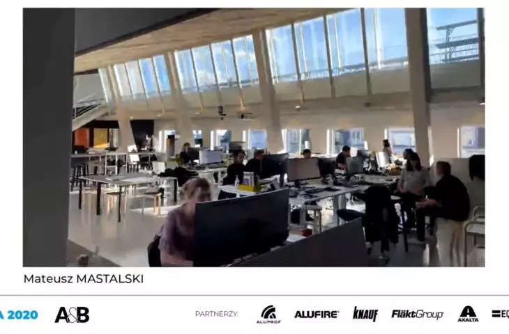 Jedno z pomieszczeń biura Henning Larsen