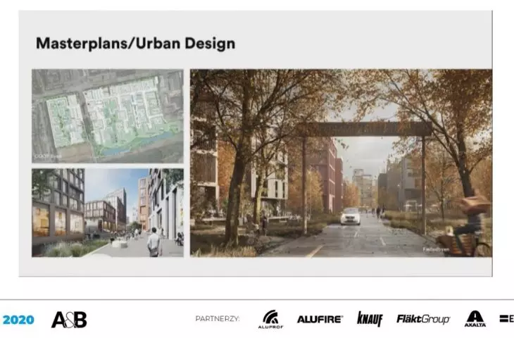 Pracownia specjalizuje się m.in w materplanach i urbanistyce 
