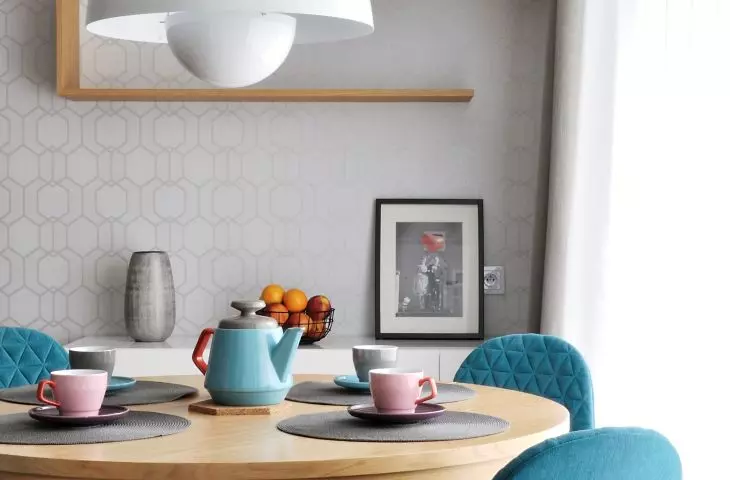 Colorful accents for Cats & Dogs apartment
