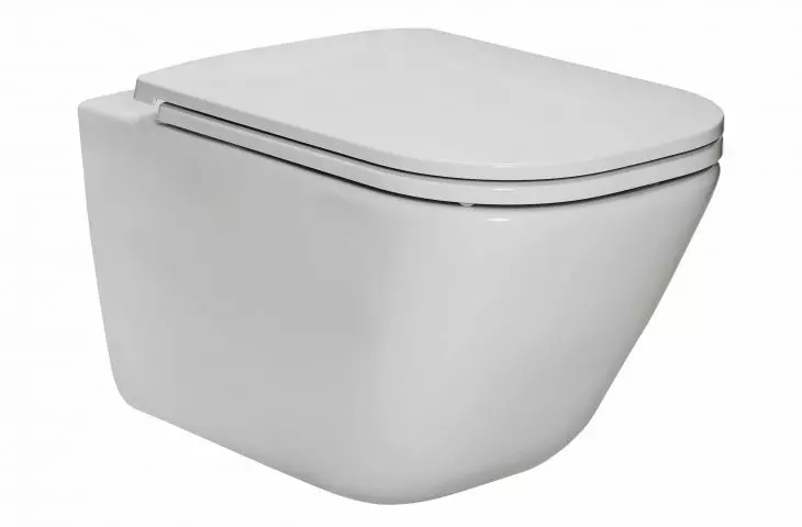 Modern toilet sets with fashionable slim Roca seats