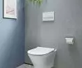Modern toilet sets with fashionable slim Roca seats