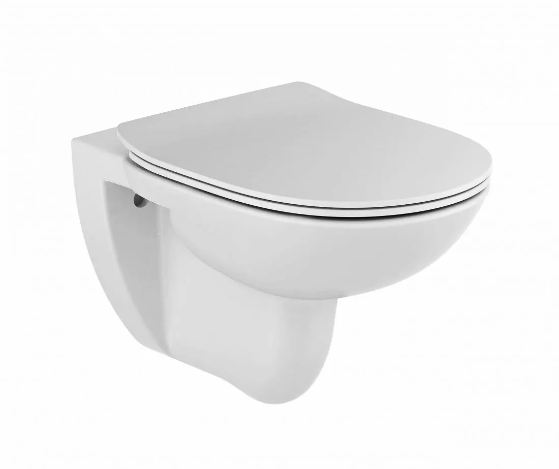 Nowoczesne zestawy WC z modnymi deskami slim Roca