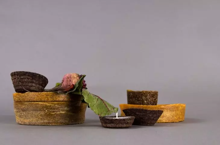 The raw material can be used to make containers, dishes and even candles