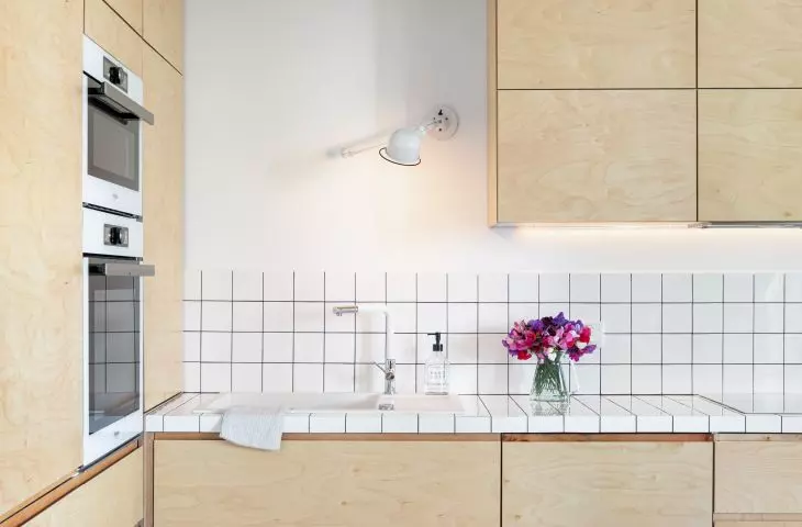 Wooden kitchen cabinets