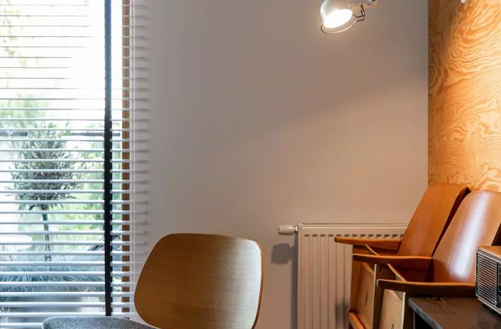 Living room with cinema chairs