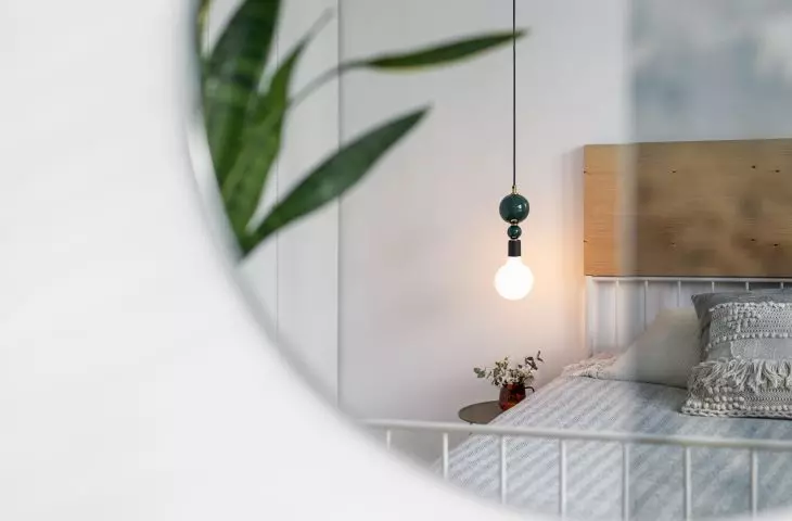 Delicate bedroom interior