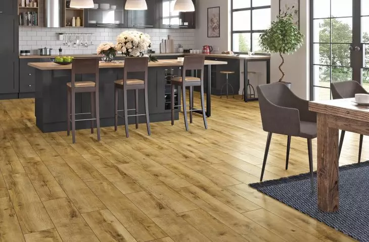 Trend 4V waterproof laminate panels, vostok oak