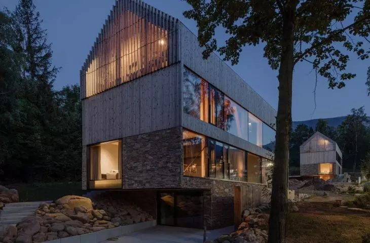 rozświetlone apartamenty w Wilczej Porębie, proj.: studio de.materia