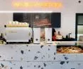 Terrazzo slab bar