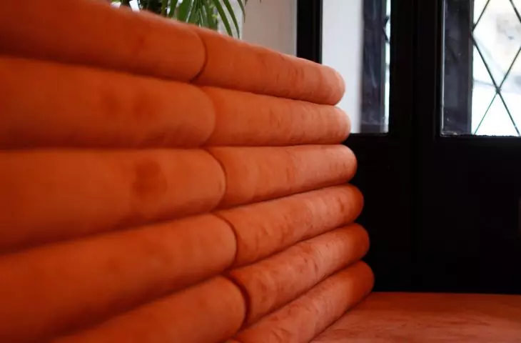 Brick upholstery