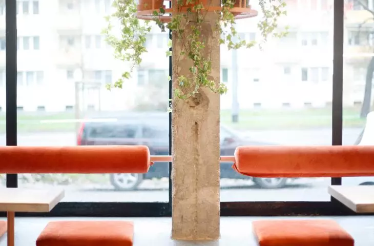 Witryna ze specjalnymi siedziskami