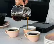 Coffee is served by baristas