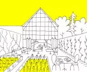 strategia 1: eksperymentalny ogród, część ekologicznej restauracji