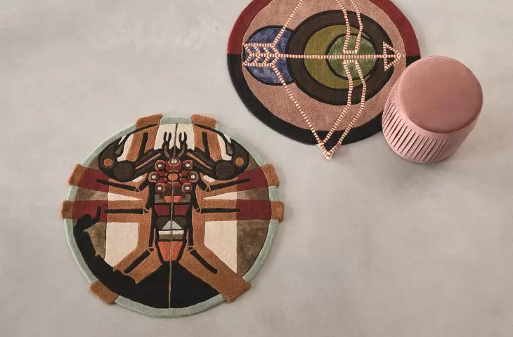 Astro carpet collection, scorpion and sagittarius