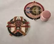 Astro carpet collection, scorpion and sagittarius