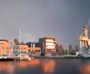 View from the side of the Władysław IV Basin 