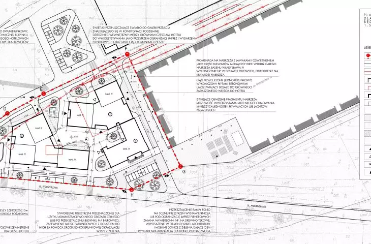 Development plan for the area around the Pool
