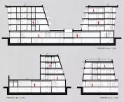Cross sections of the hotel