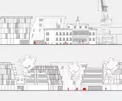 Elevations of the hotel establishment