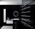 Designers love black bathrooms. Kartell by Laufen collection