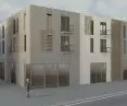 Facade on the main street