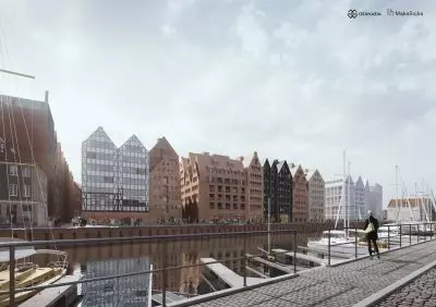 marina na Wyspie Spichrzów