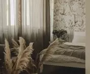 Large mirror in the bedroom