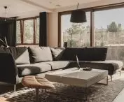 Living room overflowing with light