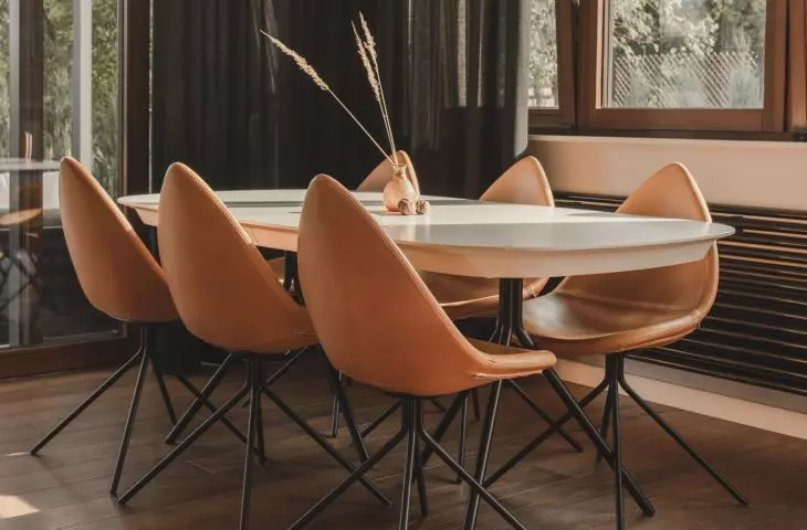 Living room combined with dining room