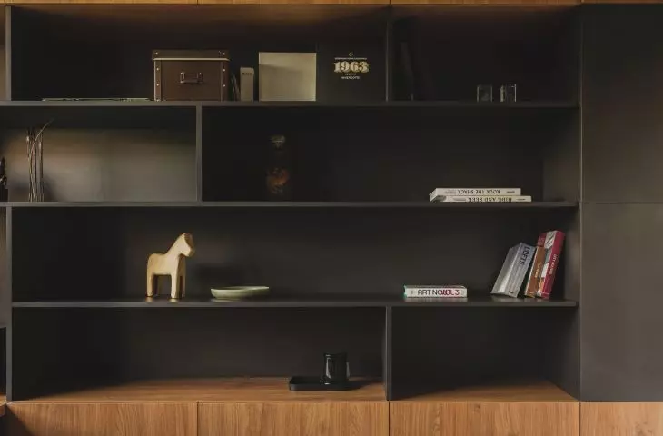 Dark cabinet