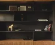 Dark cabinet