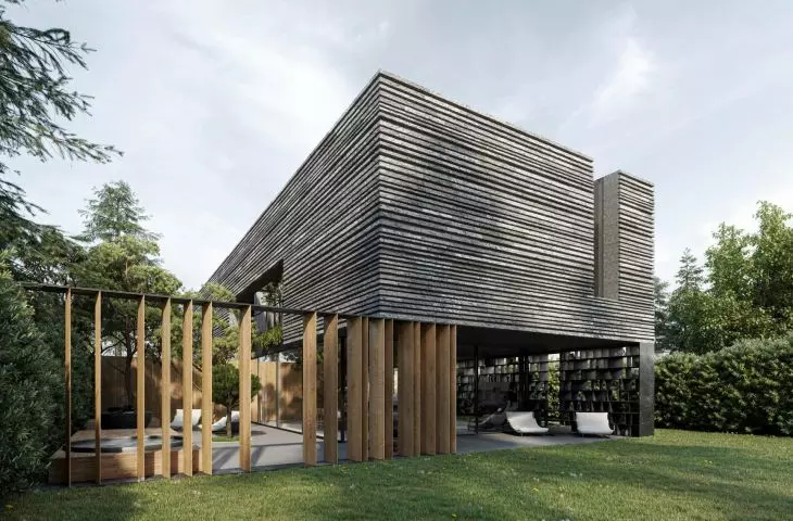 selected materials realize the postulate of open space and undisturbed contact with nature