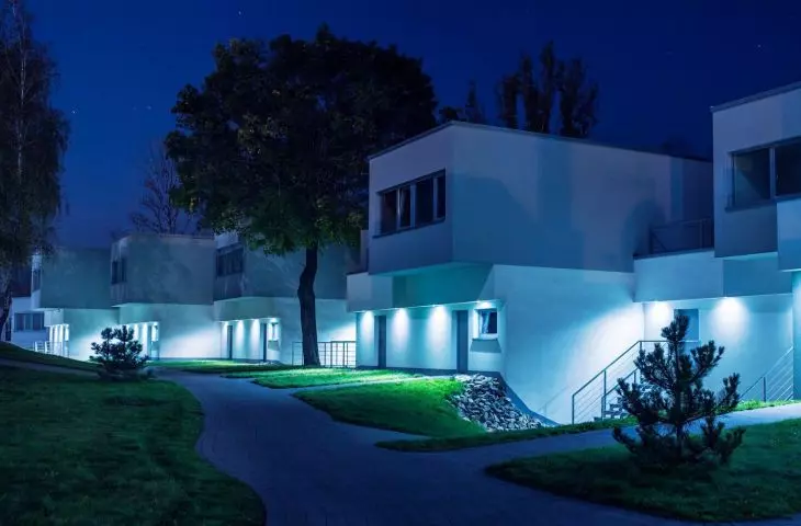 Resort at night