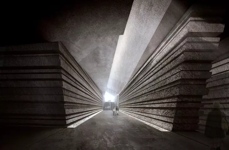 visualization of the museum interior