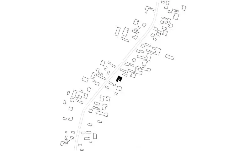 Dom w Kliszowie, schwarzplan
