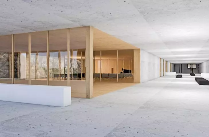 The entrance hall of the facility