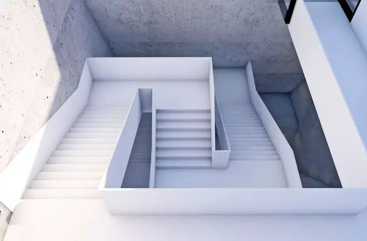 Stairs to the observation tower