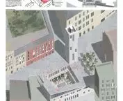 Architektura, 2. nagroda, Projekt domu studenckiego w historycznym centrum Genui