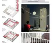 Architektura, 2. nagroda, Projekt domu studenckiego w historycznym centrum Genui