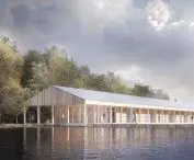 Architektura, 1. nagroda, Międzyszkolny Ośrodek Sportów Wodnych w Choszcznie, proj.: Michał Orlikowski (UAP)