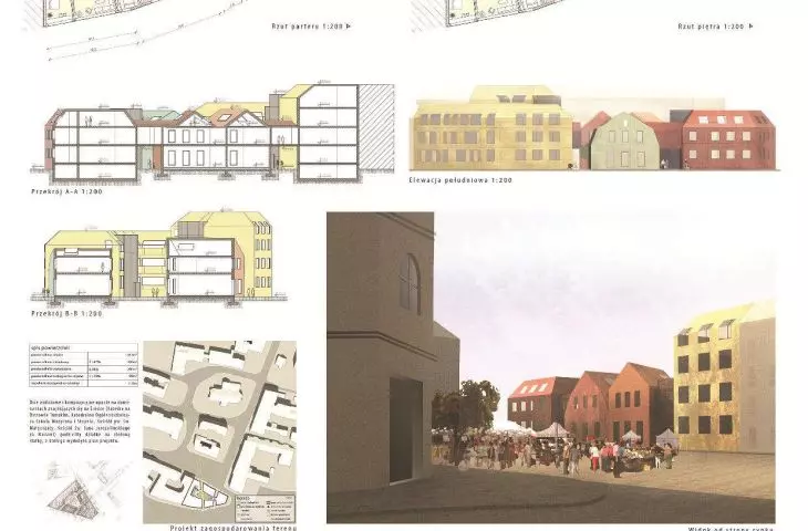 Architektura, 2. nagroda, Miedziaki, proj.: Hanna Żylińska, Maciej Wiśniewski (WAPP)