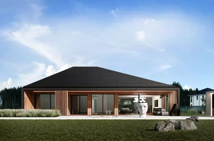 asymmetrical roof in RE: VOLCANO HOUSE