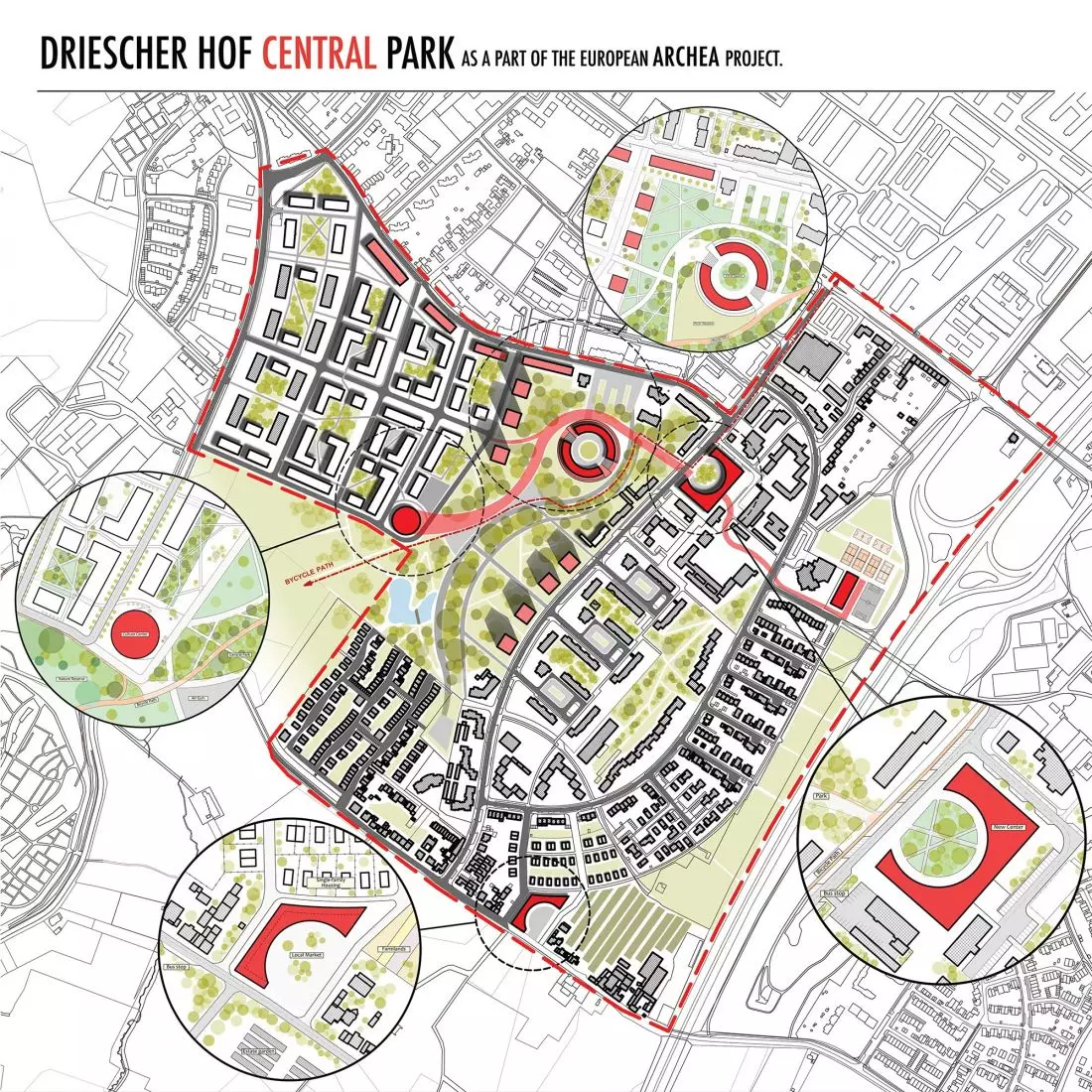 Mapa Aachen po
zmianach