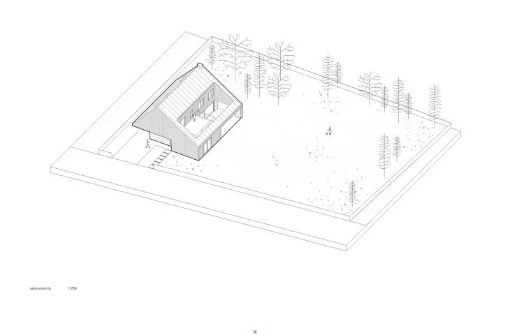 Home for N+S, axonometry