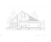 House for N+S, cross section BB