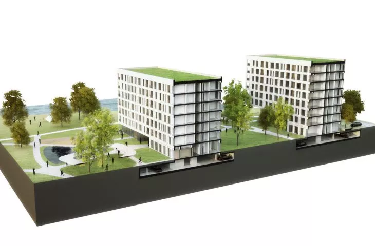 Osiedle przy ulicy Białowieskiej we Wrocławiu