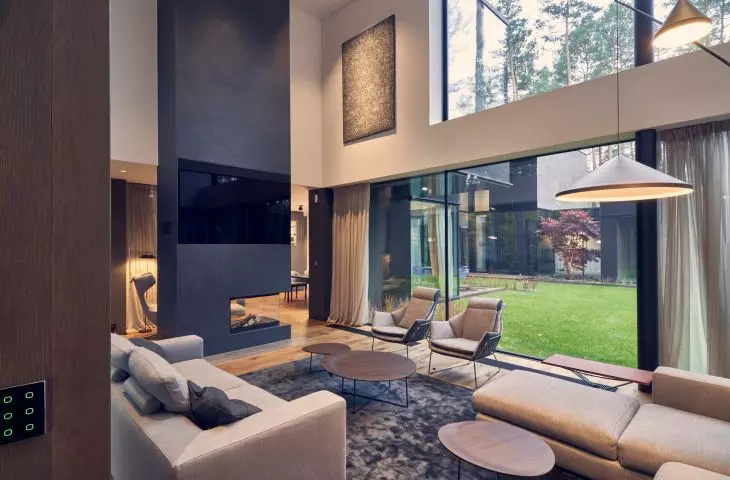 Widok na zielone atrium