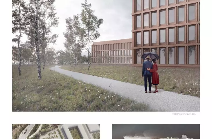 wyróżnienie honorowe (4. miejsce), proj.: Heinle, Wischer und Partner Architekci