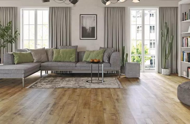 Wodoodporne panele laminowane Trend 4V, dąb vanda